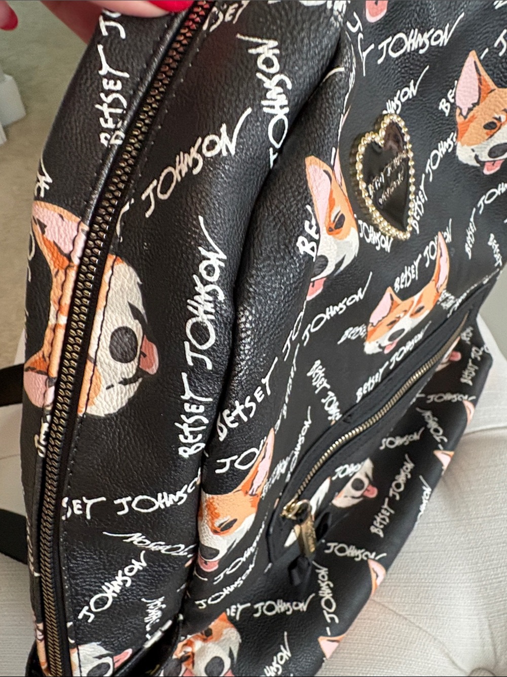 BETSEY JOHNSON Corgi backpack - Picture 13 of 15